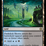 Darkslick Shores (PPONE-250) - Phyrexia: All Will Be One Promos