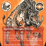 Ilharg, the Raze-Boar (SLD-318) - Secret Lair Drop (Borderless)
