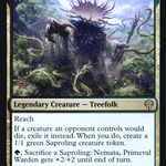 Nemata, Primeval Warden (PRE-209S) - Dominaria United Promos Foil