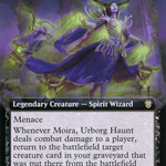 Moira, Urborg Haunt (DMC-082) - Dominaria United Commander: (Extended Art)