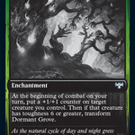 Dormant Grove // Gnarled Grovestrider (DBL-465) - Innistrad: Double Feature: (Double Faced Transform)