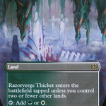 Razorverge Thicket (ONE-373) - Phyrexia: All Will Be One (Borderless)