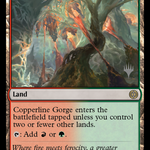 Copperline Gorge (PPONE-249) - Phyrexia: All Will Be One Promos