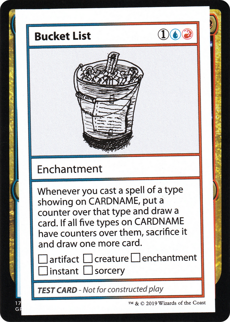 Bucket List (CMB1-089) - Mystery Booster Playtest Cards 2021