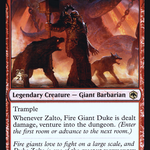 Zalto, Fire Giant Duke (PRE-171S) - Adventures in the Forgotten Realms Promos Foil