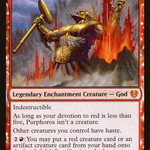 Purphoros, Bronze-Blooded (THB-150) - Theros Beyond Death: (enchantment)
