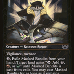 Masked Bandits (SNC-384) - Streets of New Capenna: (Showcase) Foil