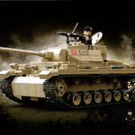 WWII - German Panzer 3 Battle Tank - Mil-Blox