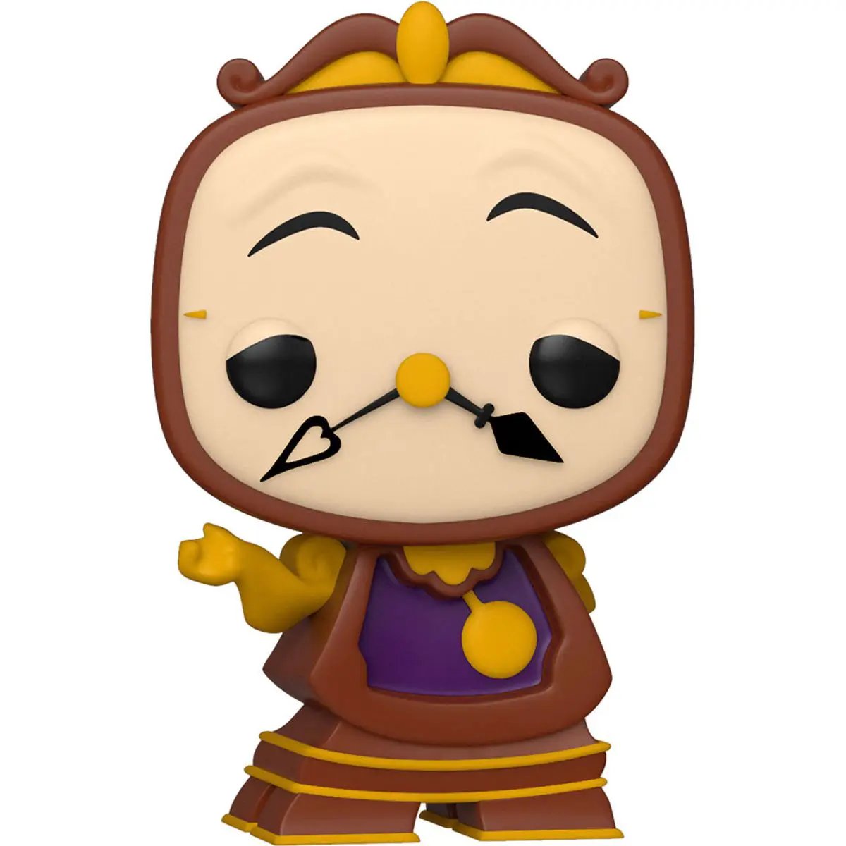 Disney POP! Cogsworth figure from Beauty & the Beast by THE MIGHTY HOBBY SHOP, detailed collectible with clock design.