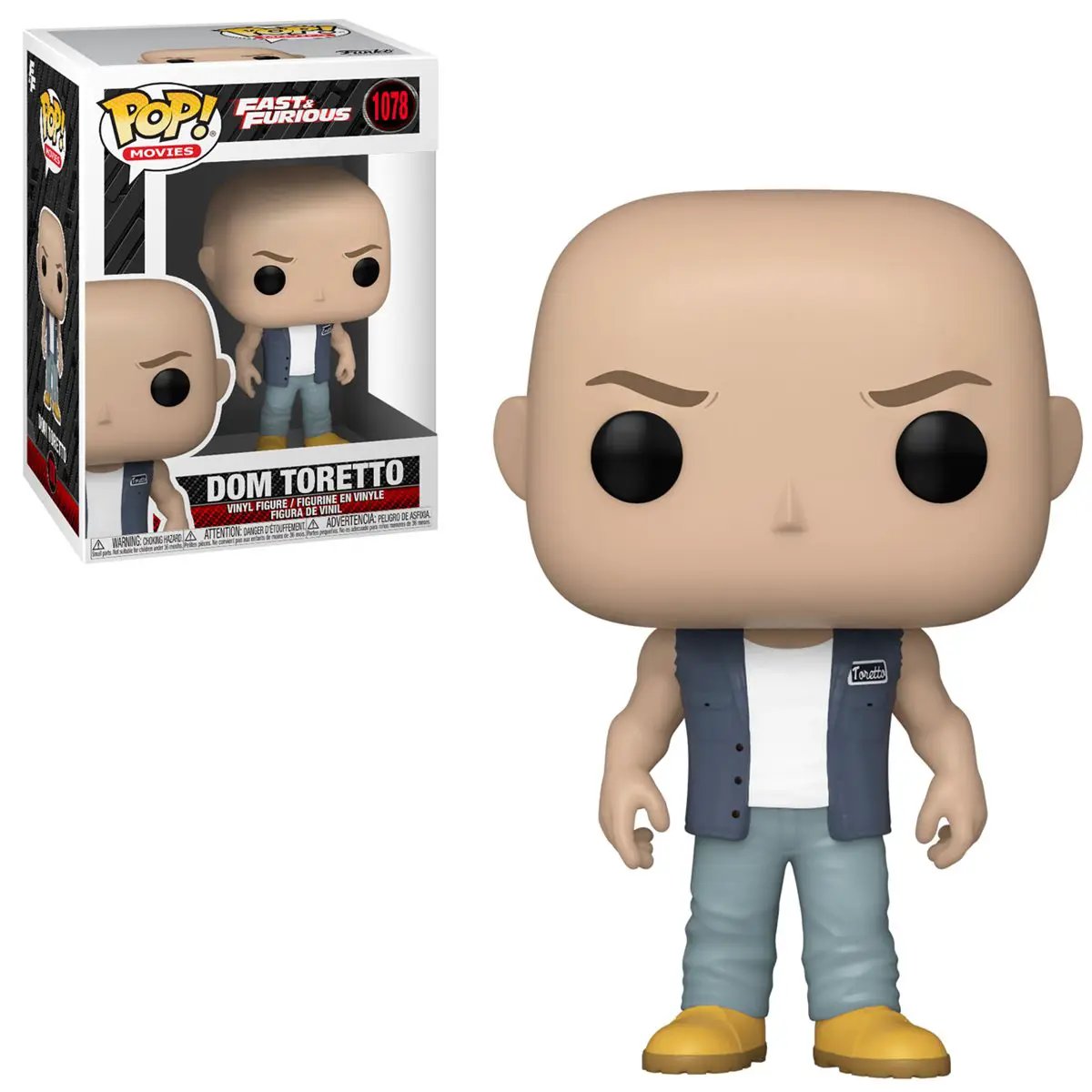 Fast & Furious F9 Dominic Toretto Funko Pop! vinyl figure, collectible character figure from THE MIGHTY HOBBY SHOP.
