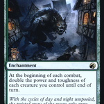Unnatural Growth (PRE-206S) - Innistrad: Midnight Hunt Promos Foil