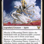 Myojin of Blooming Dawn (NEC-031) - Neon Dynasty Commander