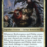 Borborygmos and Fblthp (PRE-219S) - March of the Machine Promos Foil