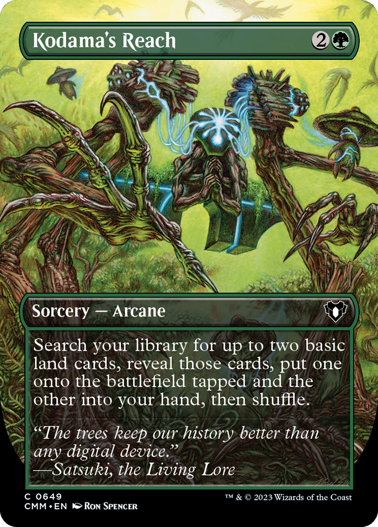 Kodama's Reach (CMM-649) - Commander Masters (Borderless)