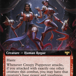 Creepy Puppeteer (VOW-376) - Innistrad: Crimson Vow: (Extended Art)