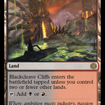 Blackcleave Cliffs (PPONE-248) - Phyrexia: All Will Be One Promos