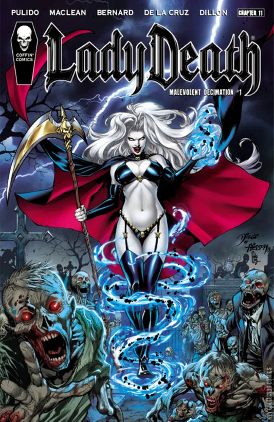 Lady Death: Malevolent Decimation #1 Chapter 1 - Premiere Kickstarter Edition - Silver Foil