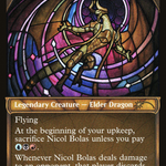Nicol Bolas (SLD-1069) - Secret Lair Drop: (Showcase) Foil