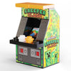 Custom LEGO Creeper Clash arcade machine by B3 Customs, detailed brick design resembling a classic arcade game.