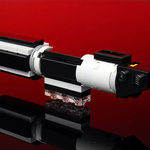 Custom LEGO Mini Dark Lord Lightsaber kit by B3 Customs, featuring a detailed dark-colored lightsaber with intricate design.