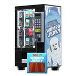 Custom LEGO Wampa Beef Jerky Minifig vending machine building set by B3 Customs, featuring detailed miniature LEGO construction.
