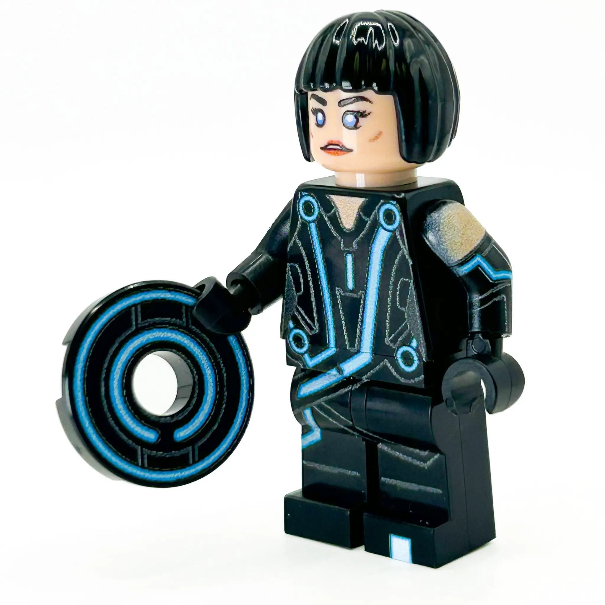 Custom LEGO minifigure from B3 Customs featuring the BLOK Quora Minifig with detailed accessories and unique design.