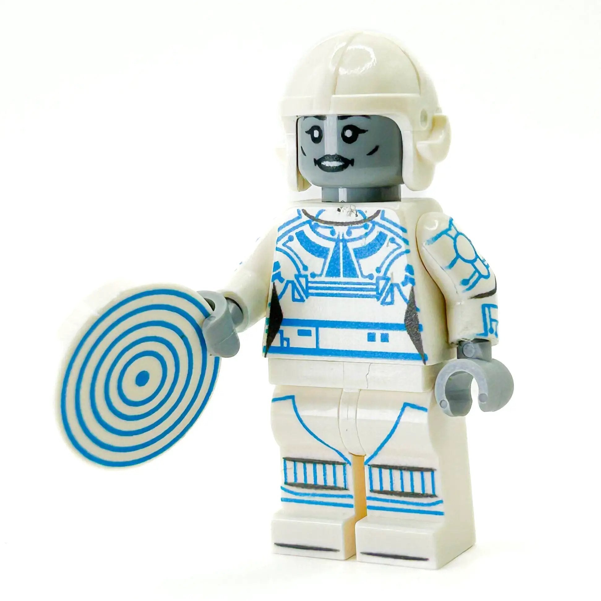 Custom LEGO minifigure from B3 Customs featuring detailed Yori character design on a white background.