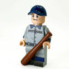 Custom LEGO Honus Pirates baseball player minifigure by B3 Customs, featuring detailed pirate and baseball attire, assembled with LEGO bricks.