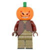 Custom Pumpkin King LEGO Minifigure by B3 Customs featuring orange and black LEGO parts with a detailed pumpkin-themed design.