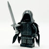 Custom LEGO Ringwraith Nazgul minifigure by B3 Customs, detailed LEGO figure with dark robe and menacing face for Lord of the Rings fans.