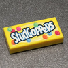 Custom printed LEGO Studgoppers 1x2 tile by B3 Customs featuring unique design on a white background.