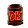Custom printed DK Barrel made with LEGO parts by B3 Customs, showcasing detailed craftsmanship and vibrant colors.