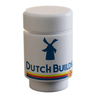 Custom Dutch Builders Coffee Cup for Minifigs made with LEGO parts, featuring detailed printed design by B3 Customs.
