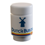 Custom Dutch Builders Coffee Cup for Minifigs made with LEGO parts, featuring detailed printed design by B3 Customs.
