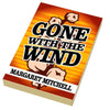 Custom LEGO Gone with the Wind book tile by B3 Customs, 2x3 size, featuring detailed printed design.