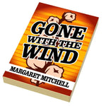 Custom LEGO Gone with the Wind book tile by B3 Customs, 2x3 size, featuring detailed printed design.
