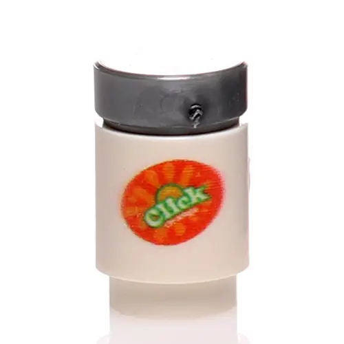 B3 Customs printed orange soda can with vibrant label design, showcasing its bright orange color and detailed branding.