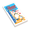 Custom B3 Customs The Loop Coaster amusement park poster featuring a Lego-style roller coaster design on a 2x4 tile.