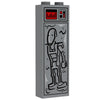 Custom LEGO Battle Droid in Carbonite brick model from Star Wars by B3 Customs, detailed with icy blue and dark gray elements.