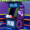BLOK Legacy Classic Arcade Machine by B3 Customs featuring a vintage-style arcade cabinet with colorful controls and screen.