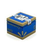Custom LEGO brick shipping box by B3 Customs featuring printed design, made from LEGO parts, ideal for unique packaging.