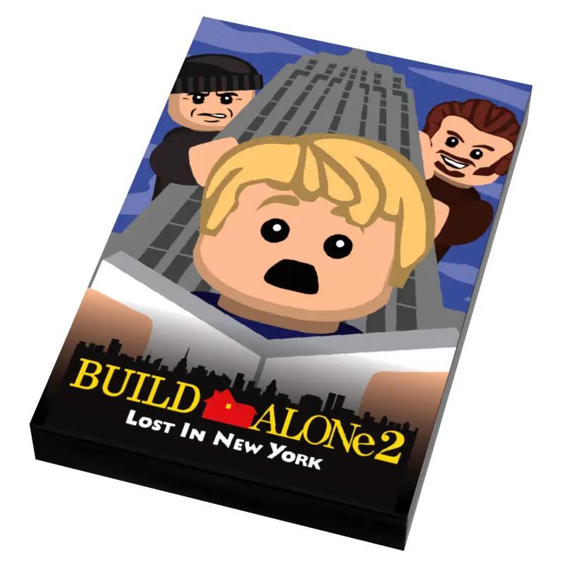 Custom LEGO Build Alone 2 movie cover tile by B3 Customs showing a detailed 2x3 LEGO tile design.