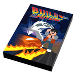 Build to the Future movie cover tile by B3 Customs featuring iconic DeLorean and time travel imagery from the Back to the Future film.