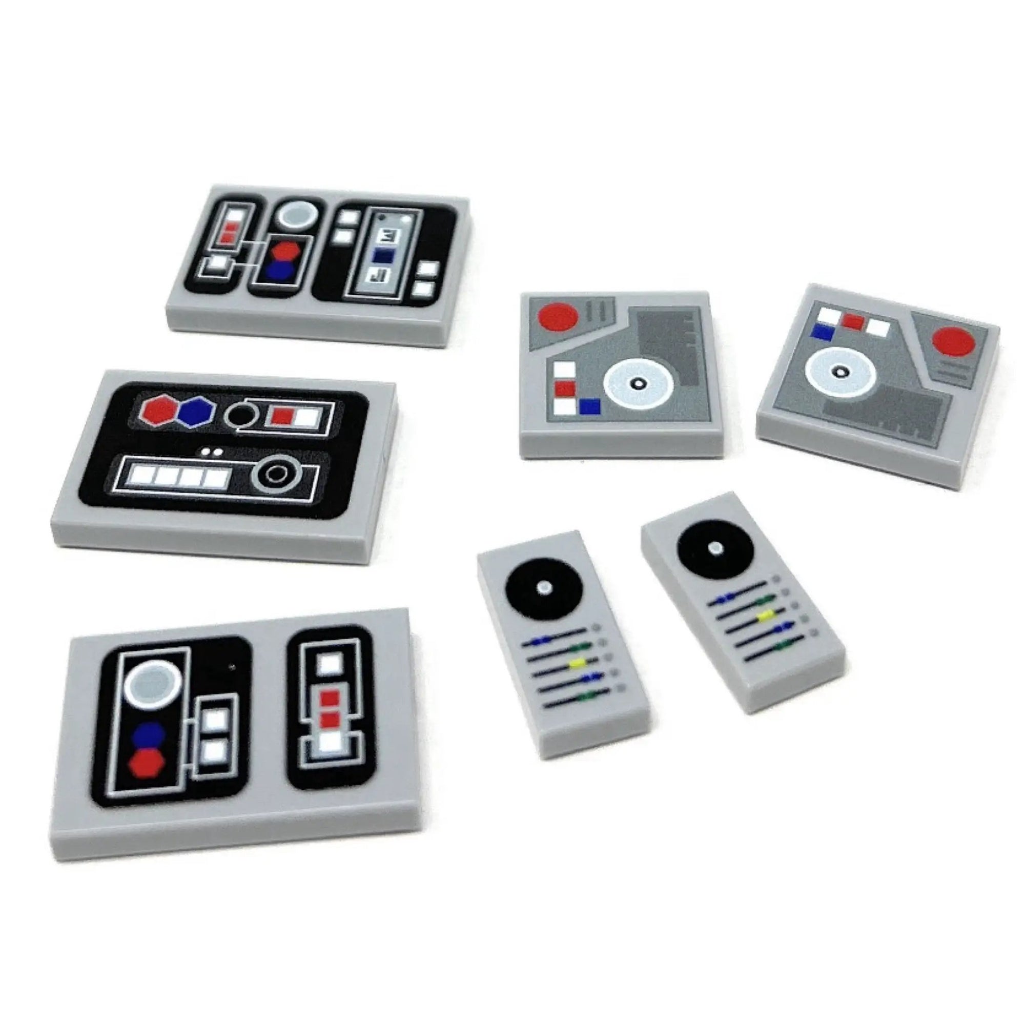 LEGO Control Panel Pack Series 1 by B3 Customs featuring detailed LEGO-built control panel with buttons and screens.