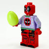 Easterpool Minifig crafted with LEGO parts by B3 Customs, featuring colorful Easter-themed accessories and detailed construction.