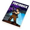 Custom LEGO Fortnite video game cover tile by B3 Customs, featuring a detailed Fortnite-themed design in 2x3 tile size.
