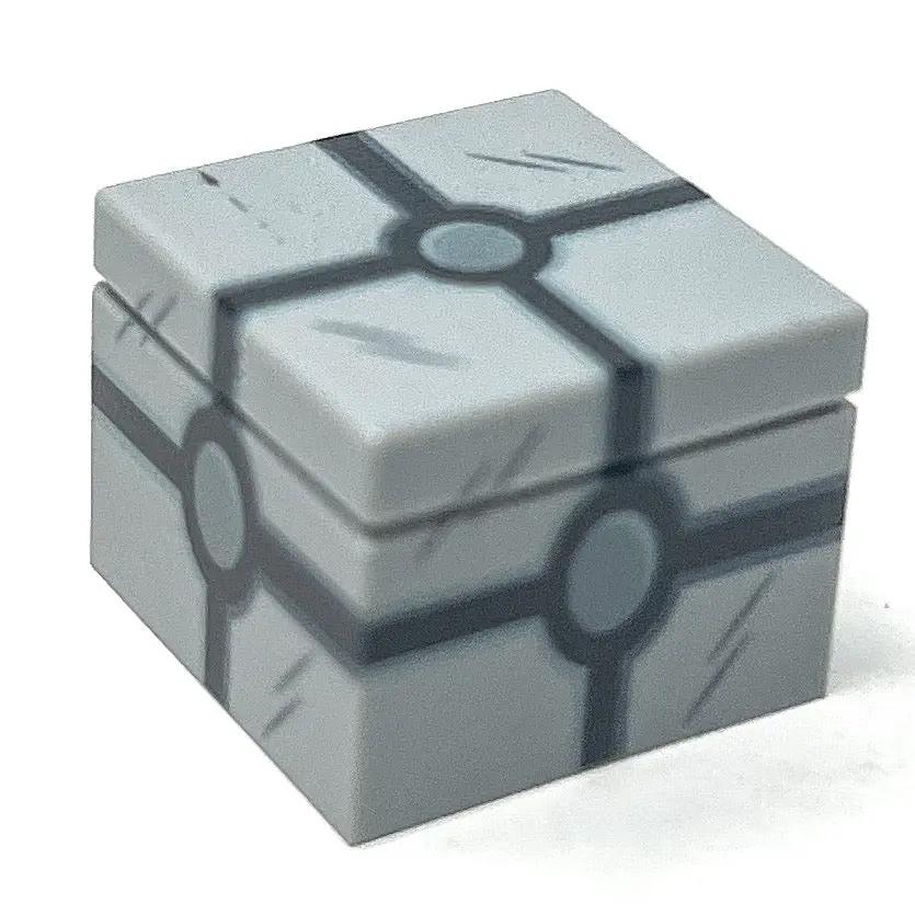Galactic Cargo Crate made with LEGO parts by B3 Customs, featuring detailed sci-fi storage box design.