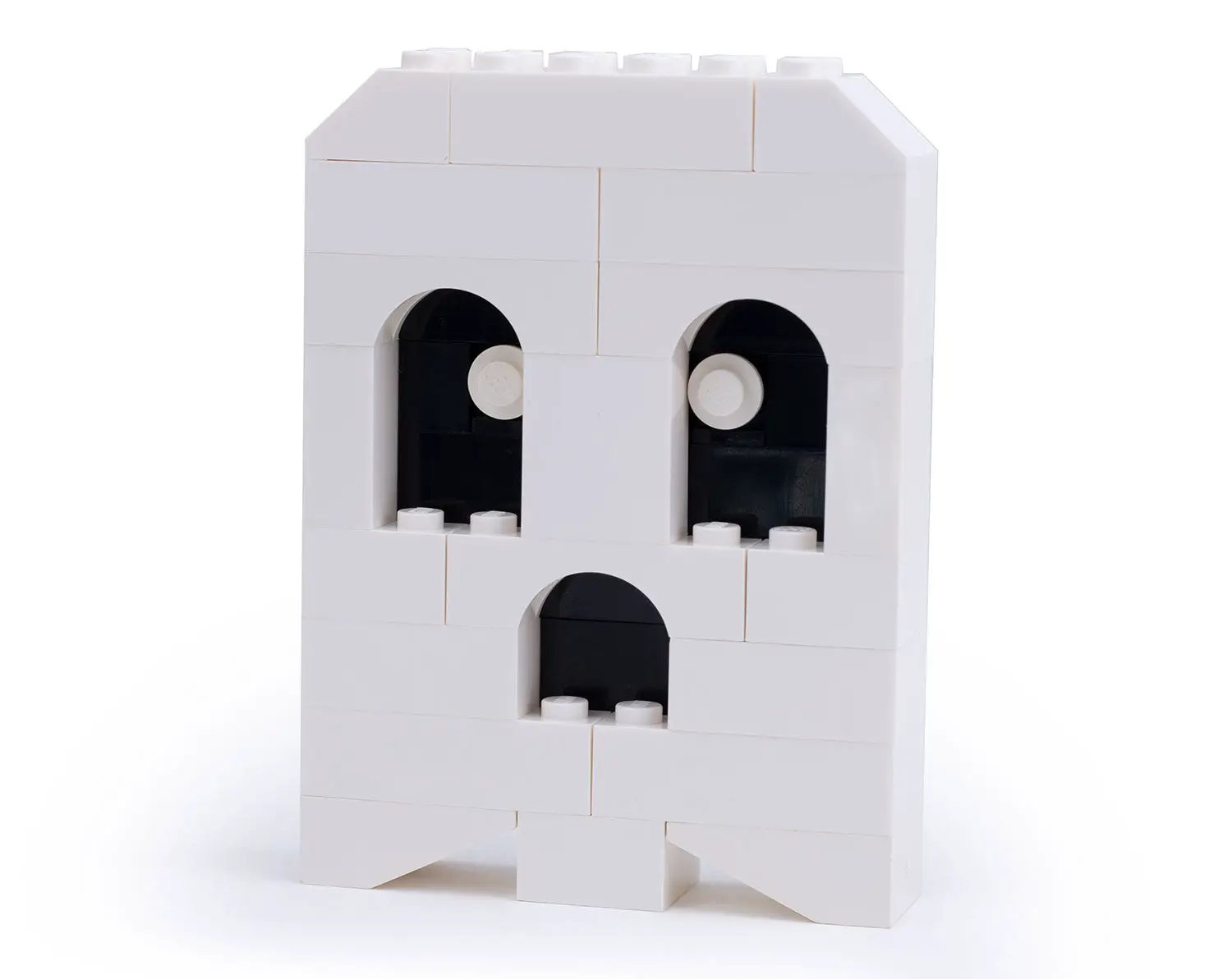 LEGO Halloween Ghost figure from B3 Customs set featuring a spooky ghost made with LEGO bricks and parts.