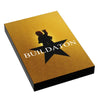 Custom LEGO Hamilton movie cover tile by B3 Customs featuring a detailed replica poster design.