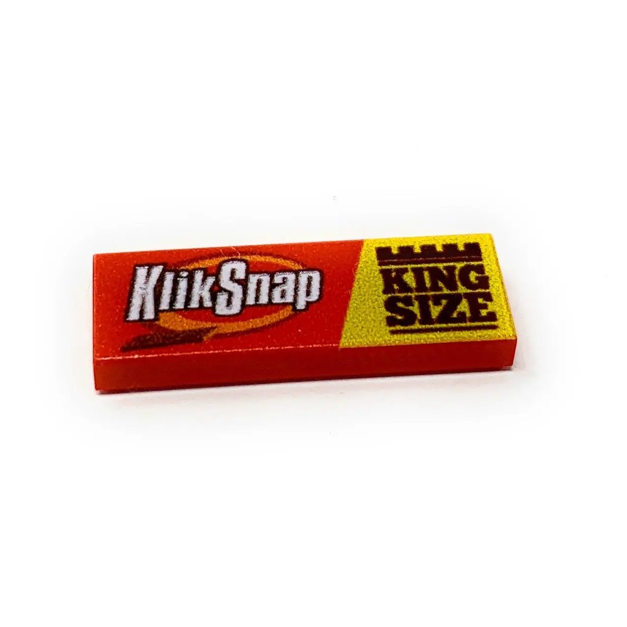 King Size Klik Snap Candy B3 Customs printed 1x3 tile with colorful candy pattern and vibrant design.